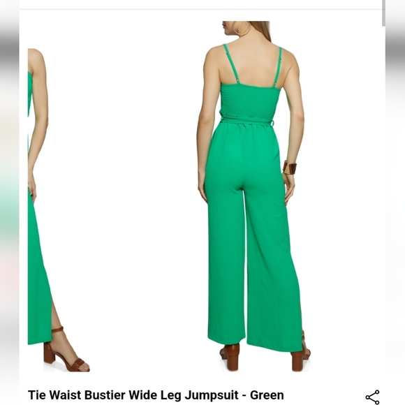 😍 💖🤍Gorgeous Womens Jumpsuit with Side Leg Splits - Sizes S M L💖❤️ - Picture 3 of 3